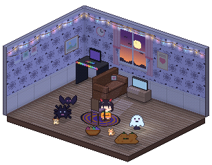 Ghostie's pixel room