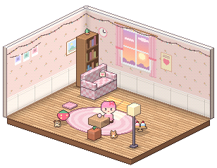 Hana's pixel room
