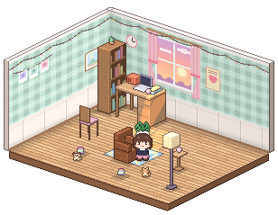 Oliver's pixel room