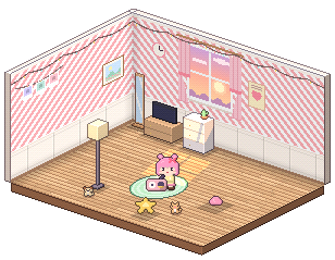 Rio's pixel room