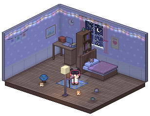 Yuki's pixel room